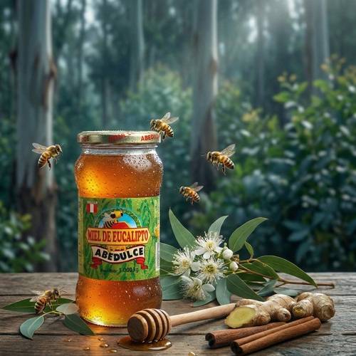 Miel de eucalipto natural Abedulce de los Andes peruanos